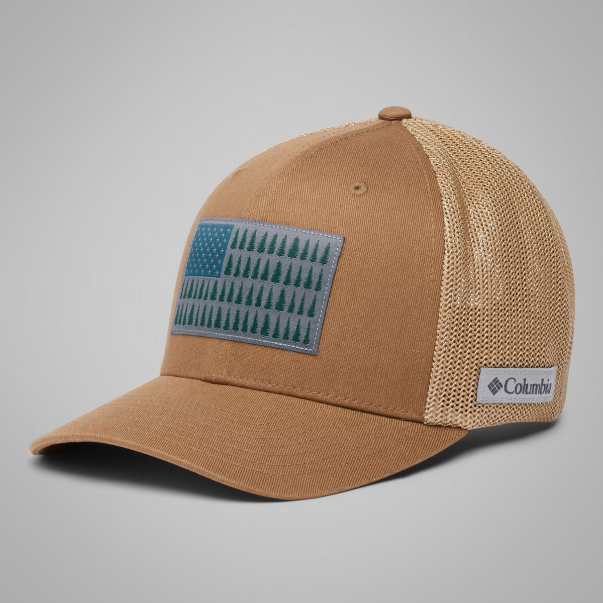 Columbia Mesh Tree Flag Ball Cap