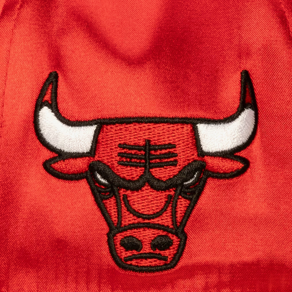 Chicago Bulls Red Zig Zag Satin Pro Pinch Snapback Hat