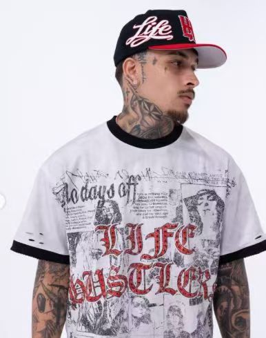 LH Hat black/red