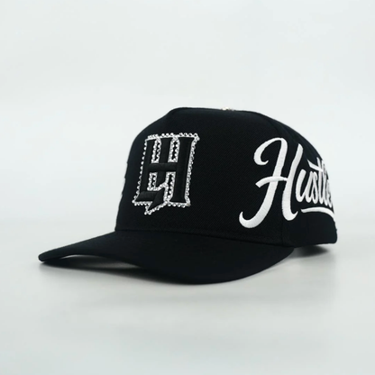 LH Baseball cap Trucker hat black/white