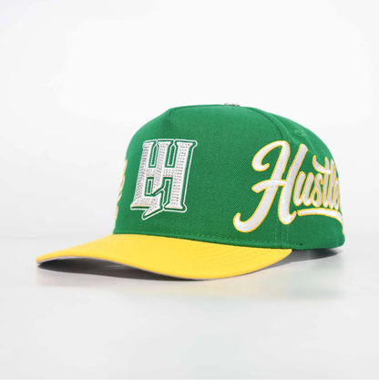 LH hat Trucker hat green/yellow