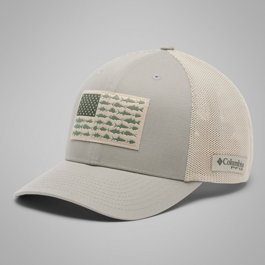 PFG Fish Flag Mesh Baseball Cap