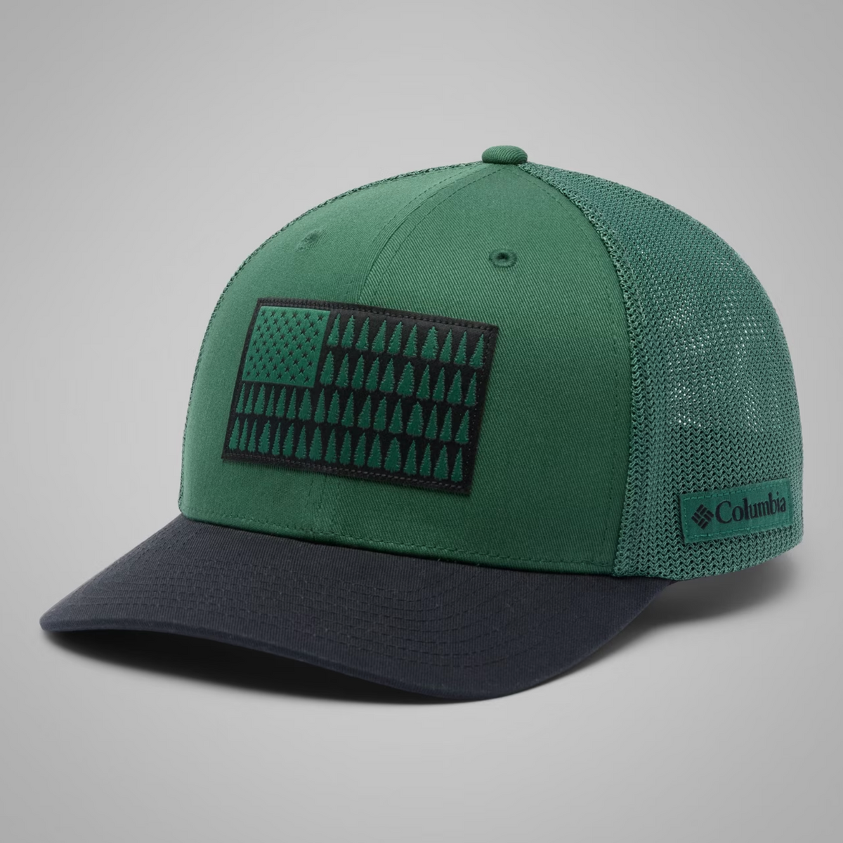 Columbia Mesh Tree Flag Ball Cap