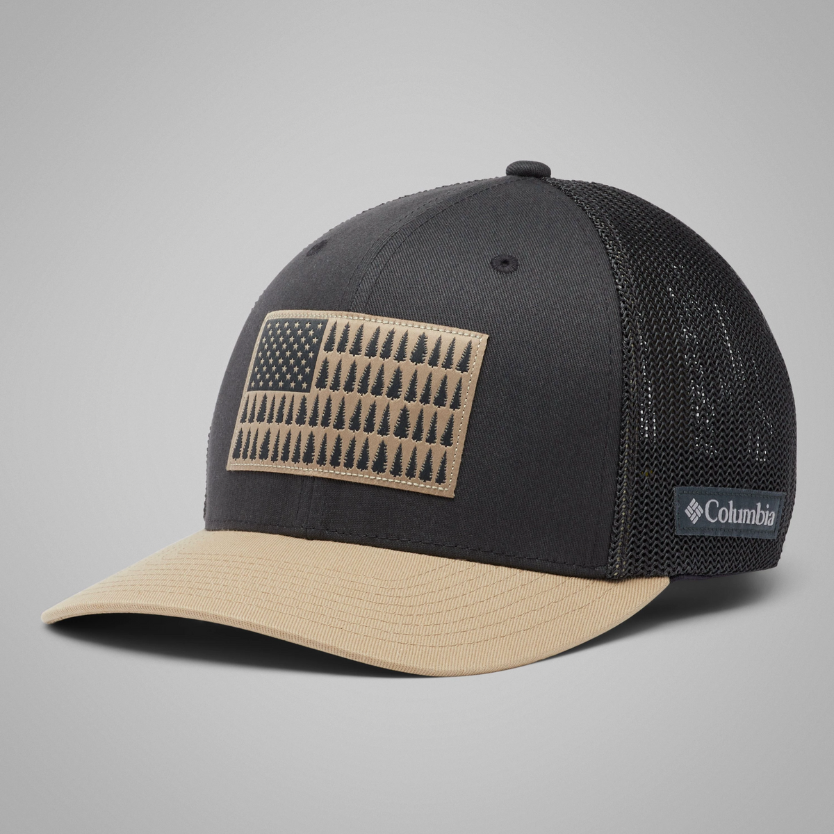 Columbia Mesh Tree Flag Ball Cap