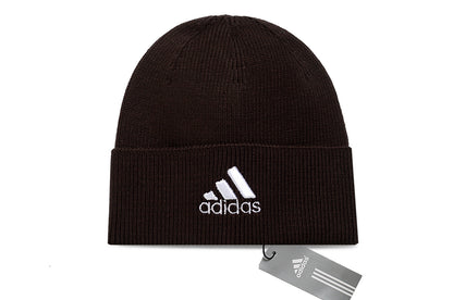 adidas knitted hat embroidered style