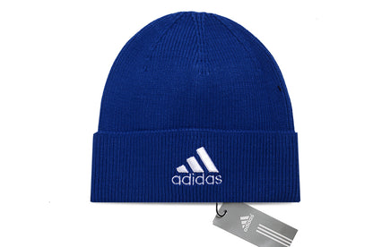 adidas knitted hat embroidered style