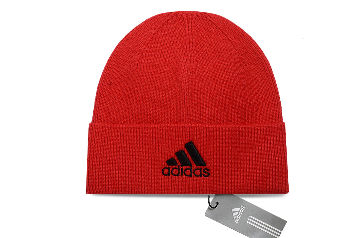 adidas knitted hat embroidered style