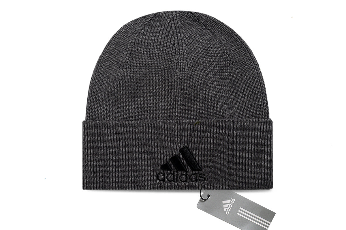 adidas knitted hat embroidered style
