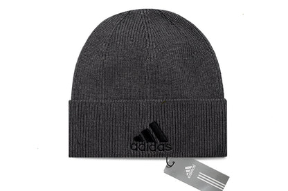 adidas knitted hat embroidered style