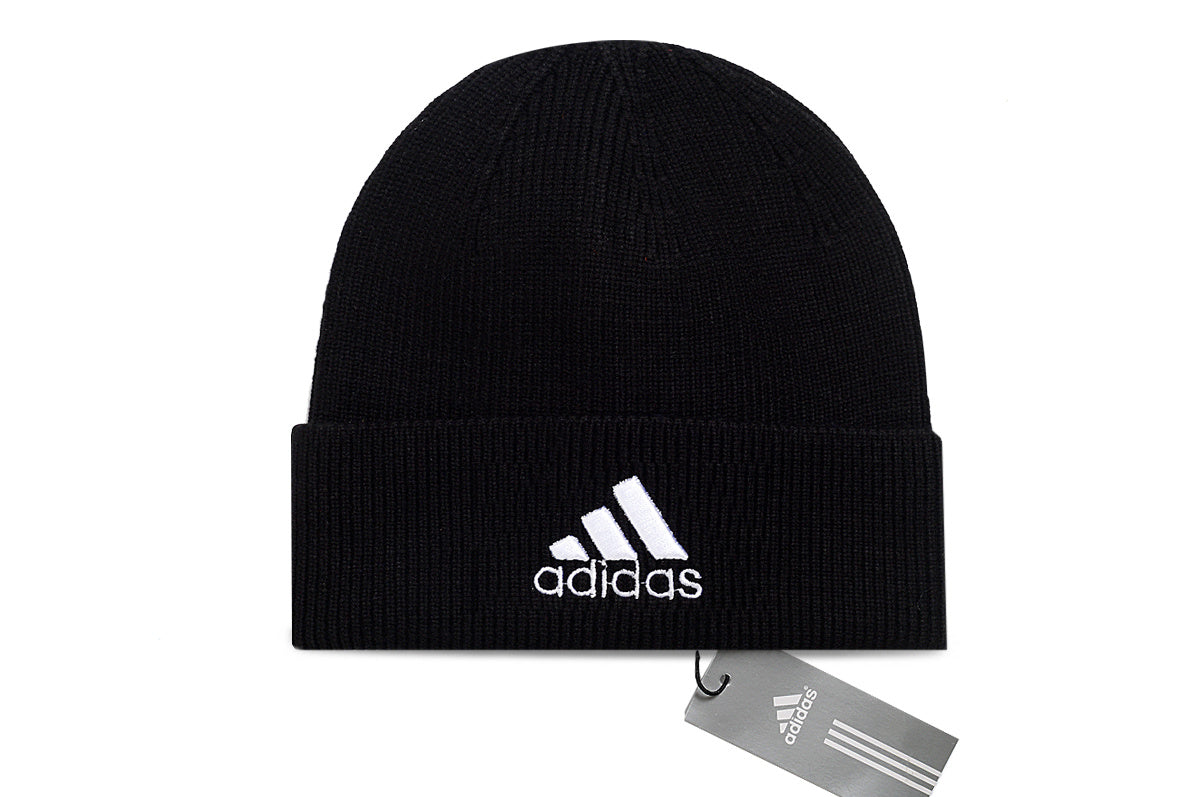 adidas knitted hat embroidered style