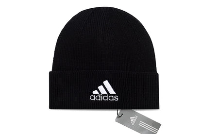 adidas knitted hat embroidered style
