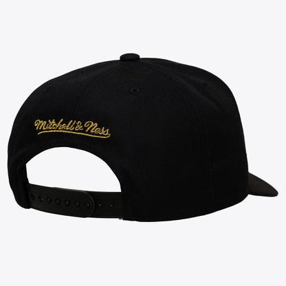 Chicago Bulls Black & Gold Pro Pinch Snapback Hat