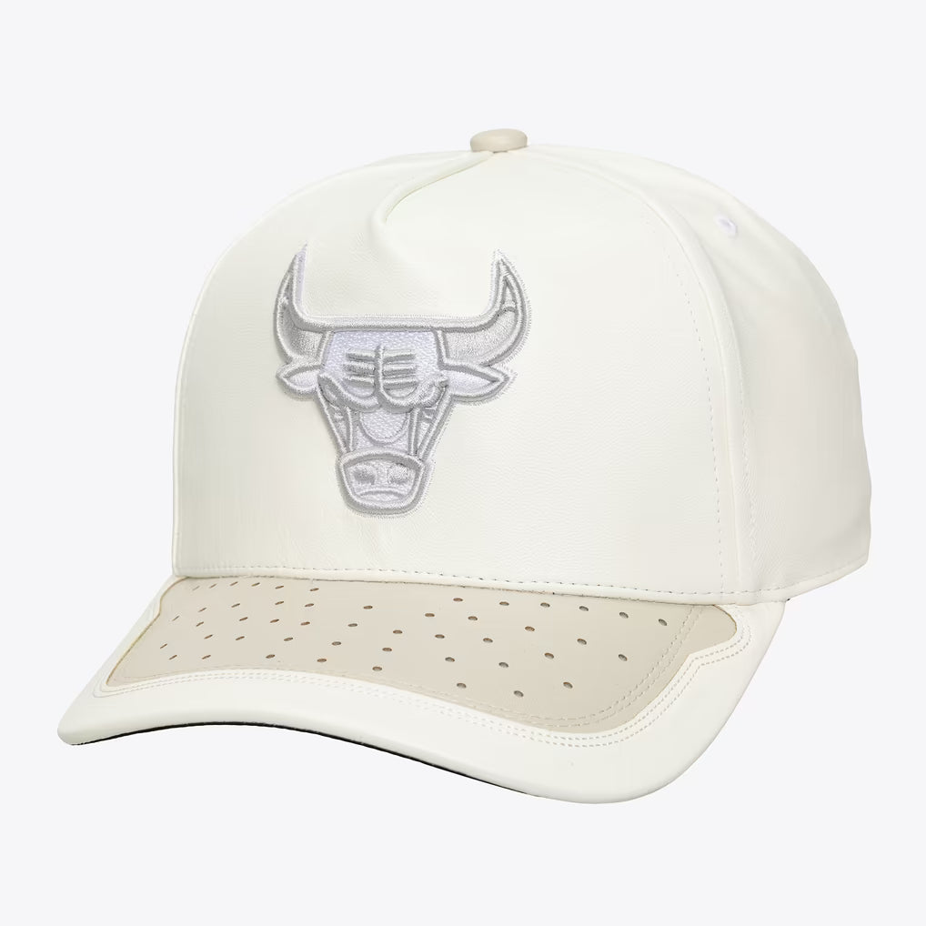 Chicago Bulls White Day One Pro Pinch Snapback Hat