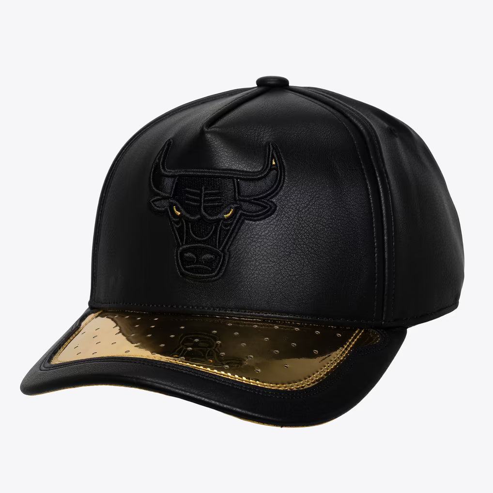 Chicago Bulls Black/Gold Day One Pro Pinch Snapback Hat