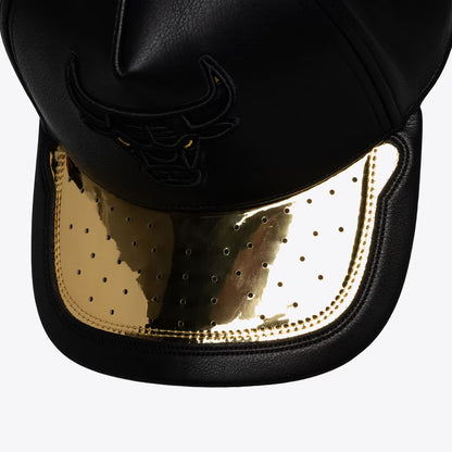 Chicago Bulls Black/Gold Day One Pro Pinch Snapback Hat