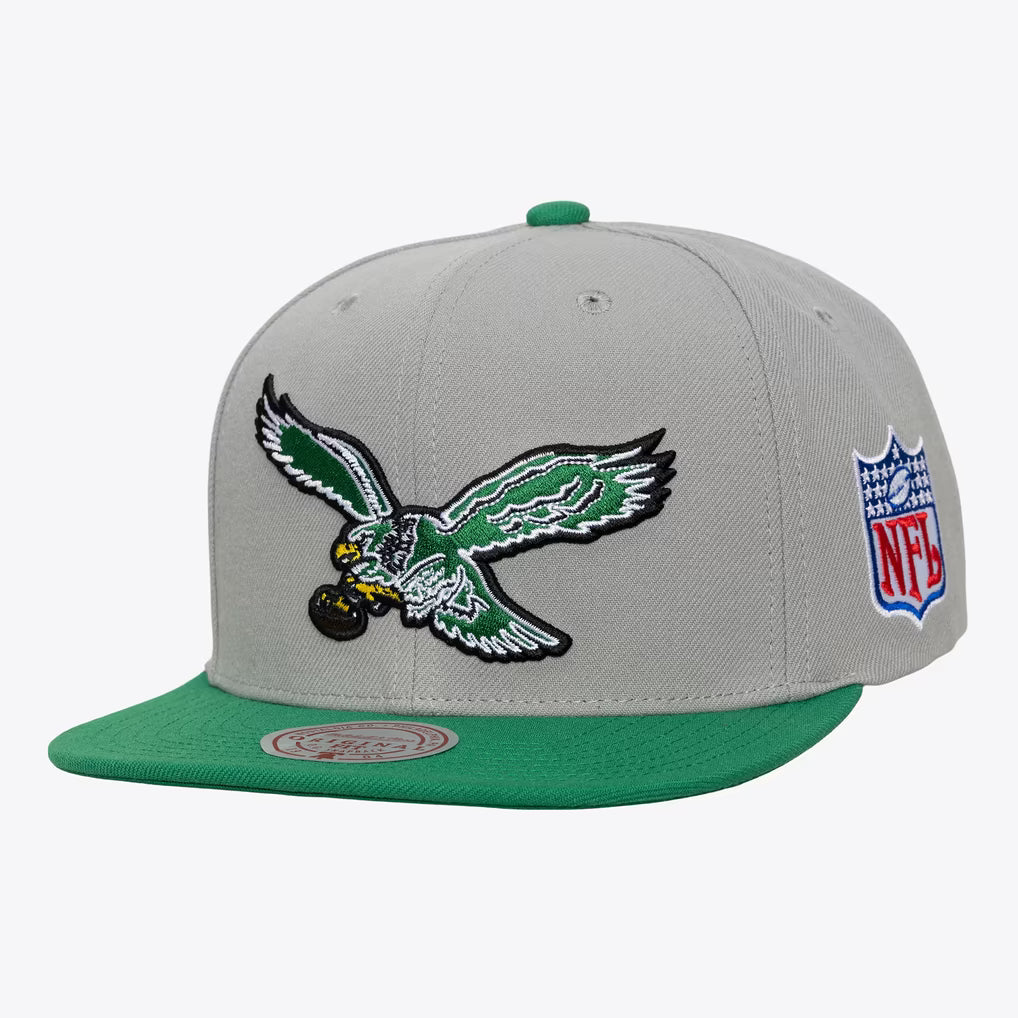 Philadelphia Eagles Silver/Kelly Green Legendary Away Snapback Hat