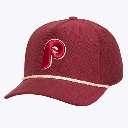 Philadelphia Phillies Burgundy Cooperstown Heritage Hues Pro Pinch Snapback Hat