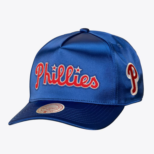 Philadelphia Phillies Royal Cooperstown Zig Zag Satin Pro Pinch Snapback Hat