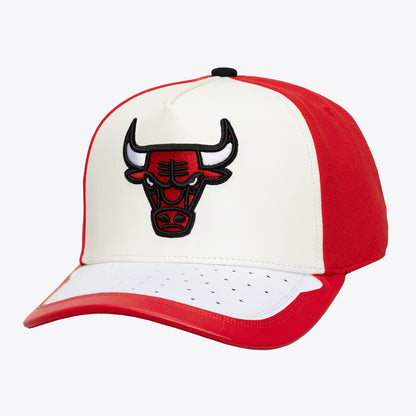 Chicago Bulls White/Red Day One Pro Pinch Snapback Hat