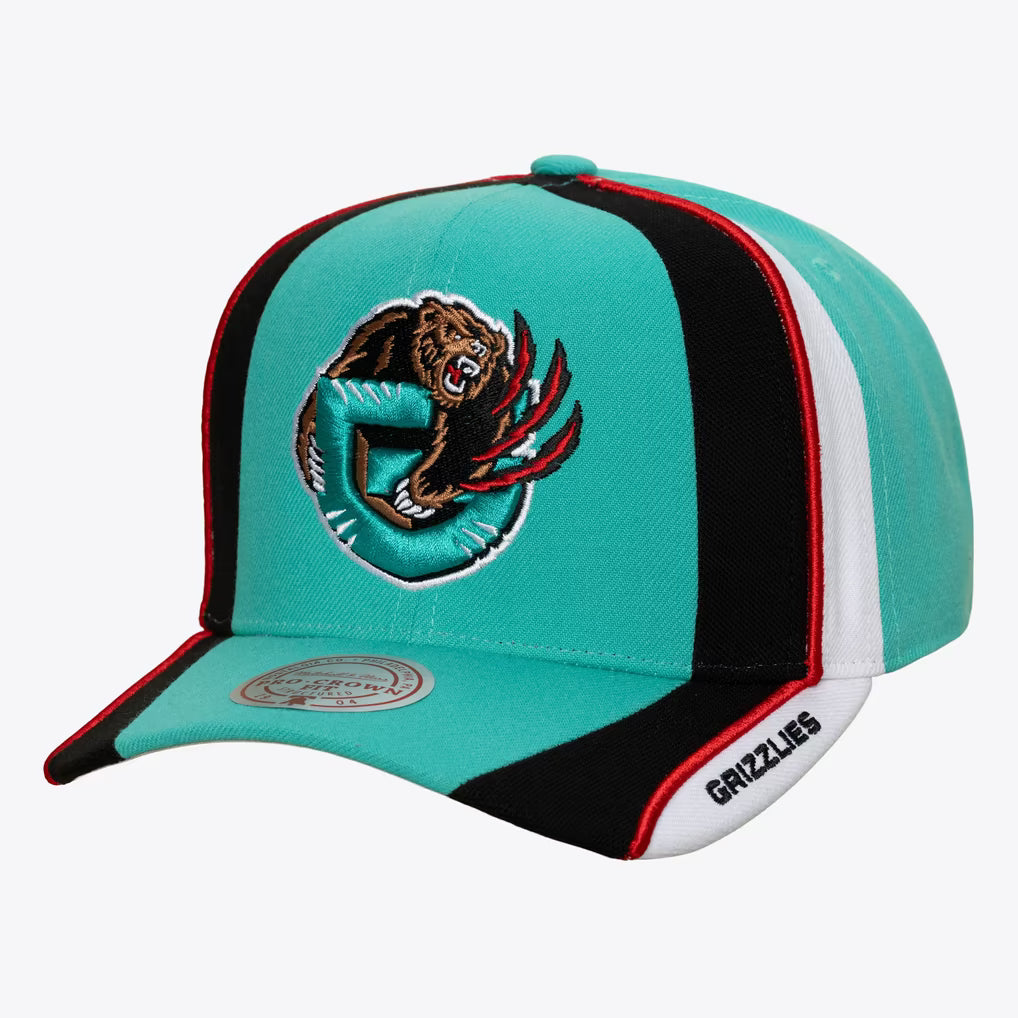 Vancouver Grizzlies Teal Hardwood Classics 404 Club Downforce Pro Crown Snapback Hat
